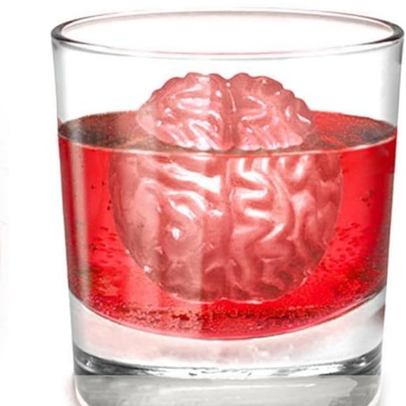 NWOT 3 Pc Novelty Brain Ice Cube and Chocolate Molding Party SiliconTray - Picture 2 of 7